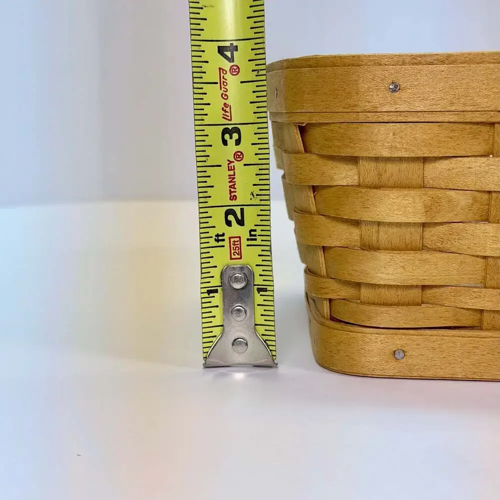 2002 Longaberger Row Your Boat Basket with Plastic Protector